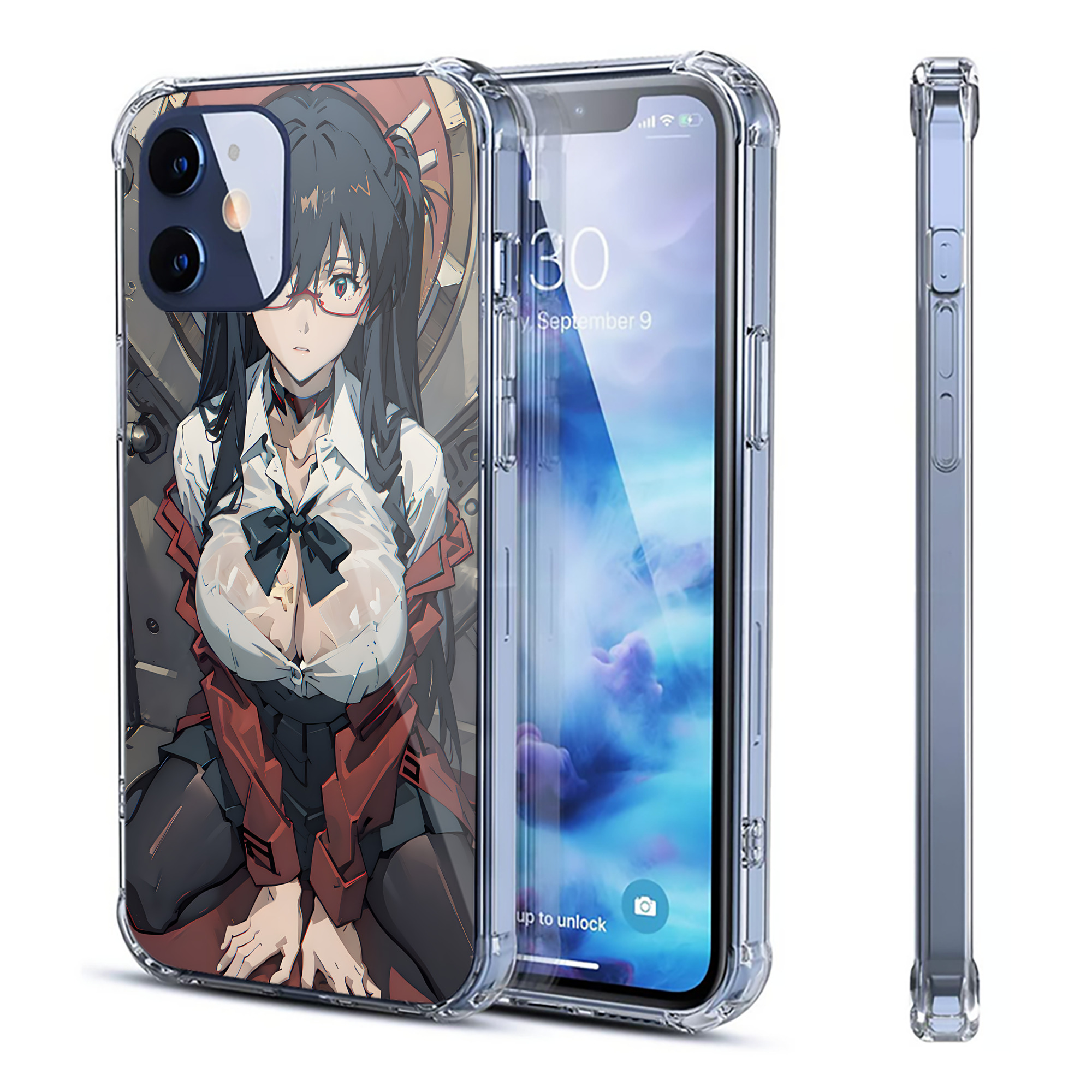 （画像用） EVA 新世紀エヴァンゲリオン 【iPhone 12シリーズ対応】透明スマホケース（クリアソフトケース）